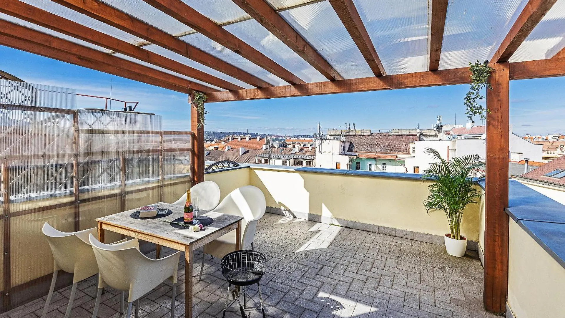 Modern Attic With Terrace - Machova Apartamento Praga